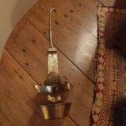 lampe à huile tige articulée, 46 cm