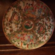 Assiette peinte Asie, diamètre 24,3 cm